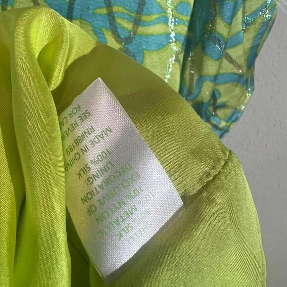 Lilly Pulitzer Slik Embroidered Tunic Dress Size 2 Women's - Picture 7 of 10